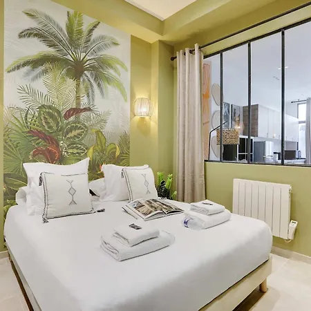 Modern Flat - 1 Bedroom 4 People - Montmartre 아파트